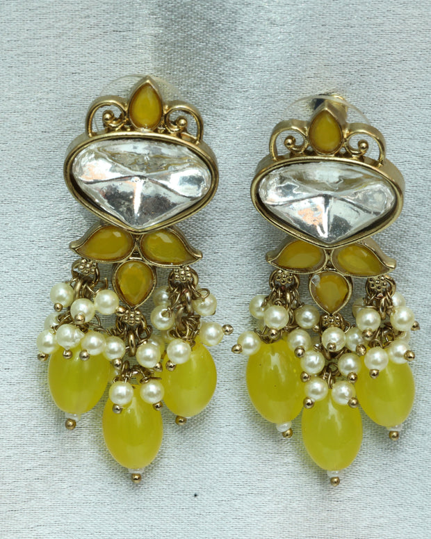 Opulent Petal Chandeliers Earrings