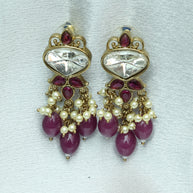 Opulent Petal Chandeliers Earrings