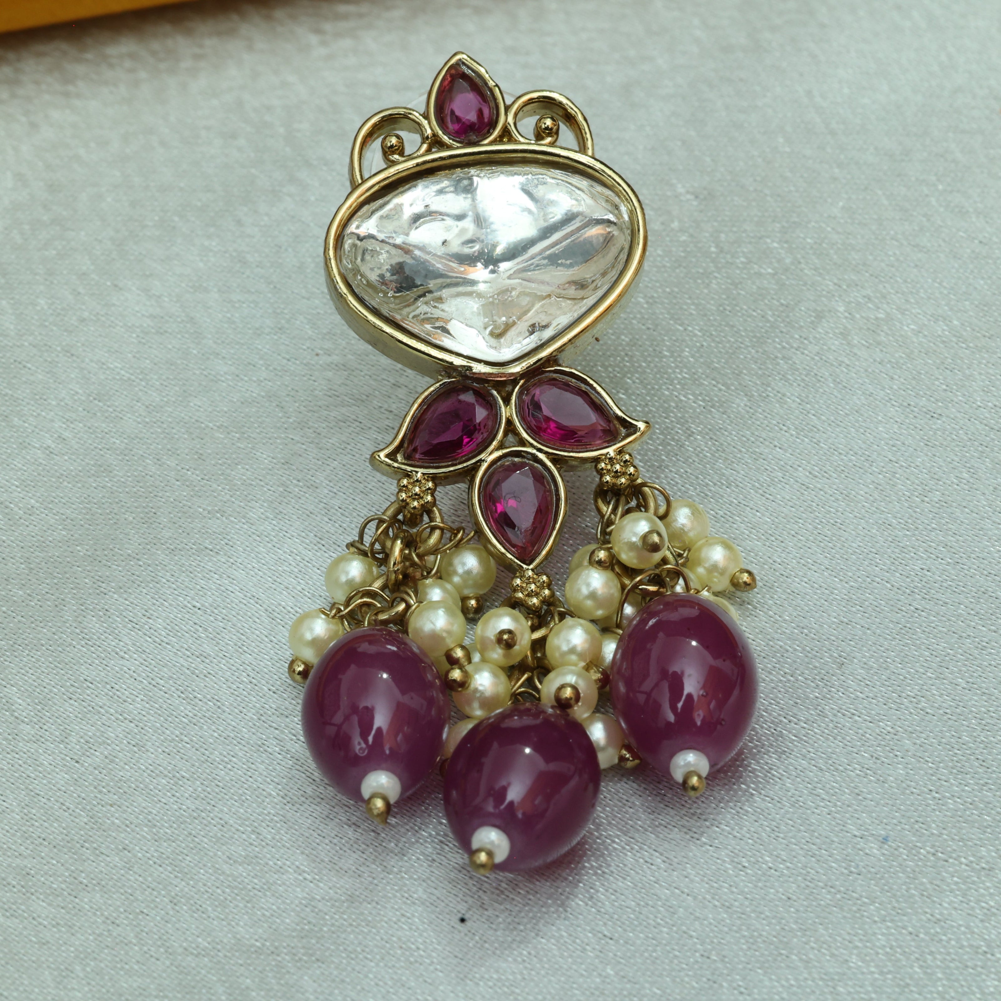 Opulent Petal Chandeliers Earrings