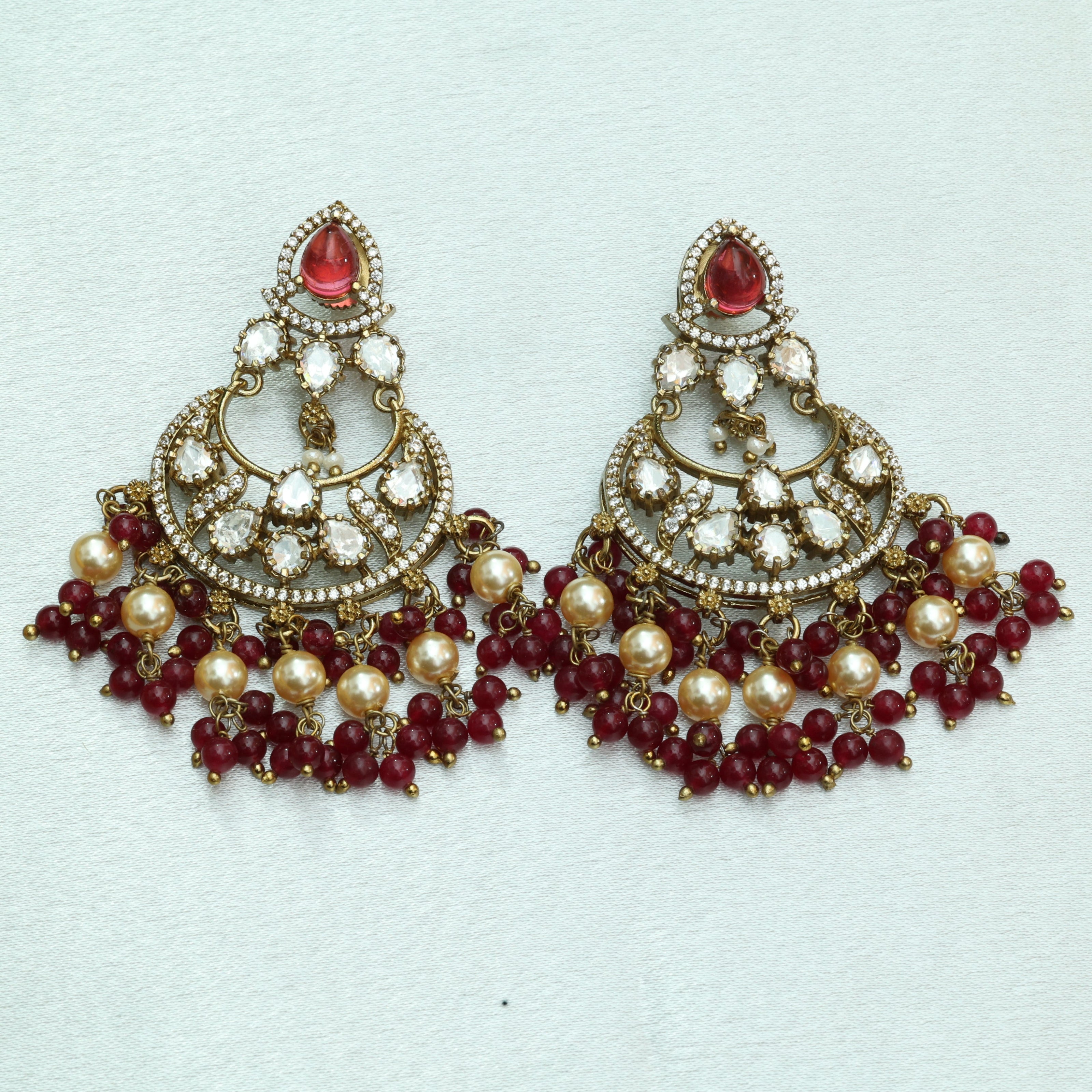 Rajputi Ratan Victorian Earrings