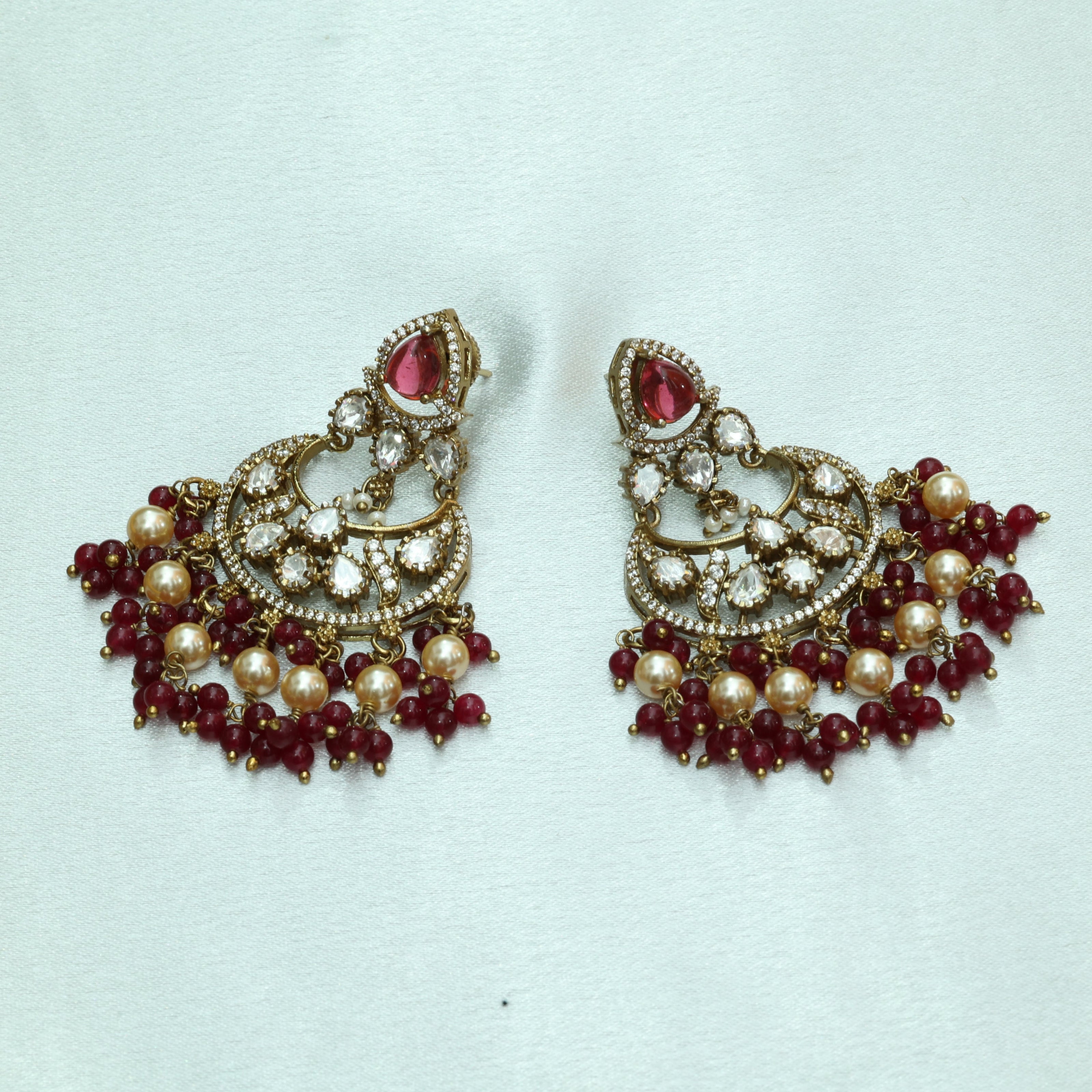 Rajputi Ratan Victorian Earrings