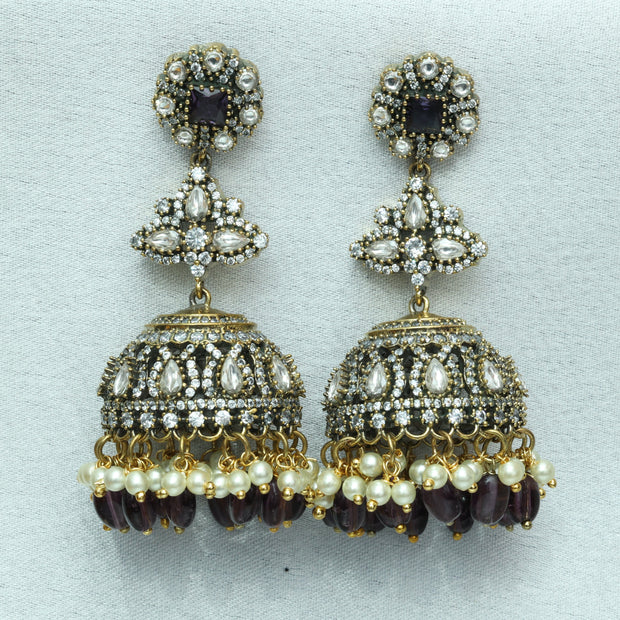 Kanchana Hem Victorian Jhumkas
