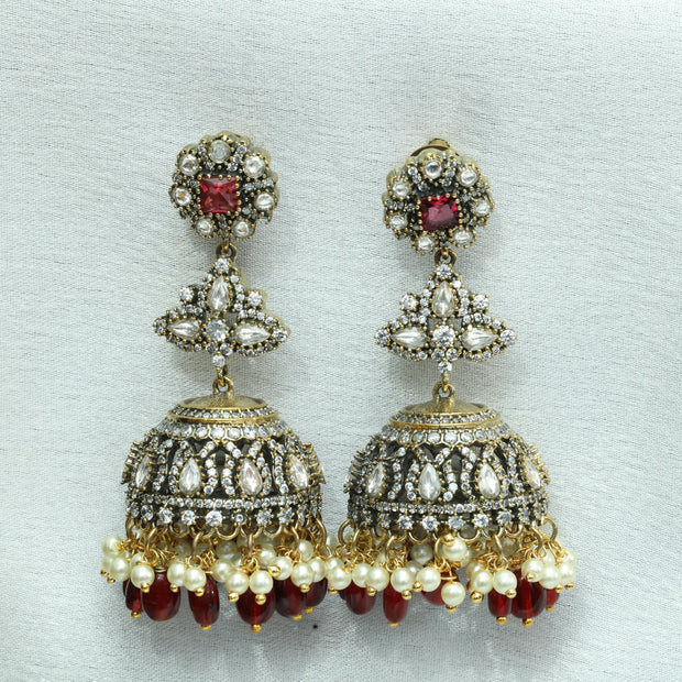 Kanchana Hem Victorian Jhumkas