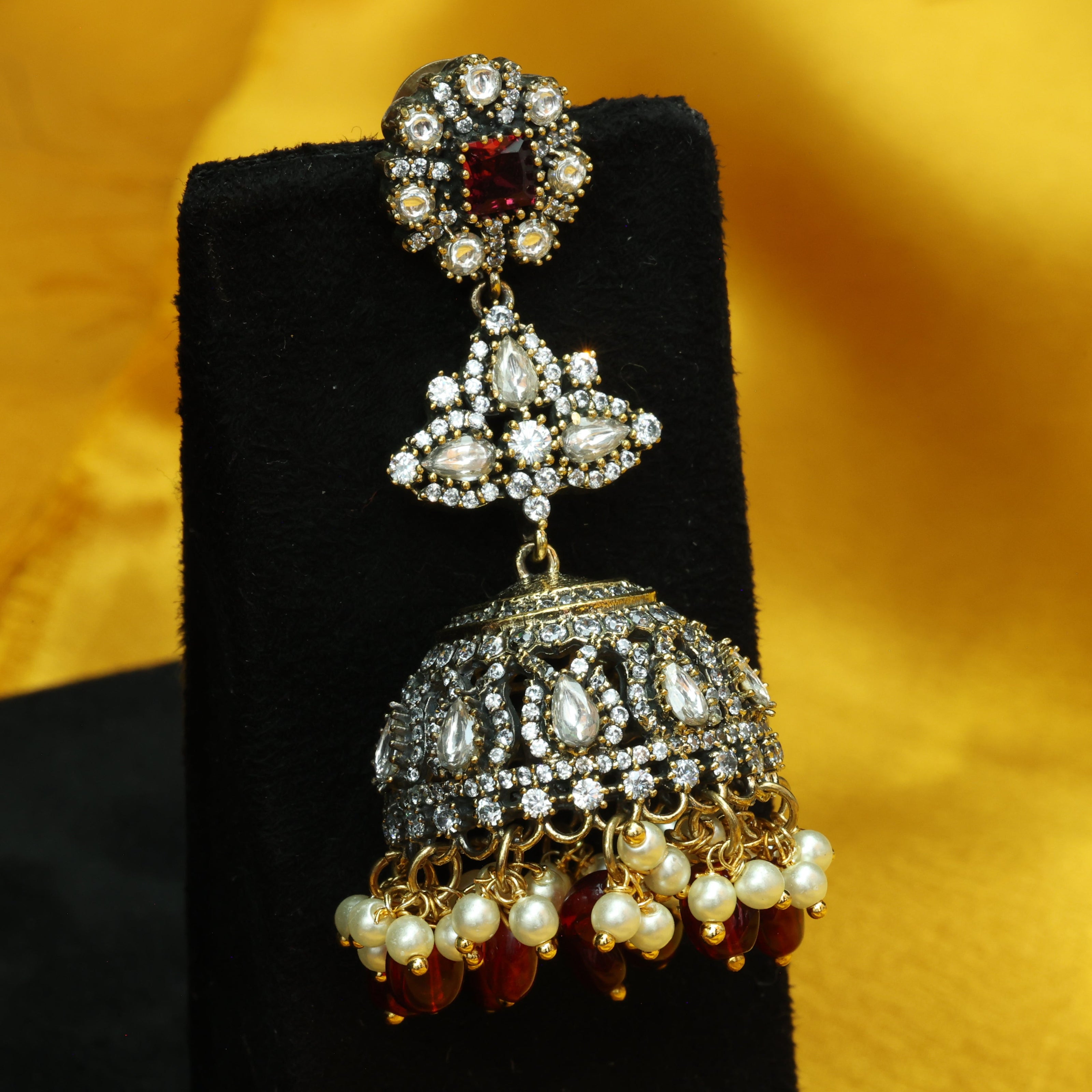 Kanchana Hem Victorian Jhumkas