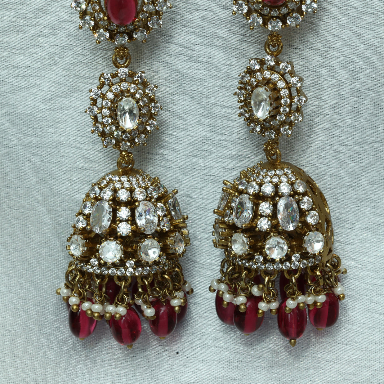 Premium Ratanmayi Victorian Jhumkas