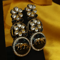 Regal Roar Polki Earrings