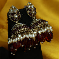Sindhoori Ratna Jhumkas