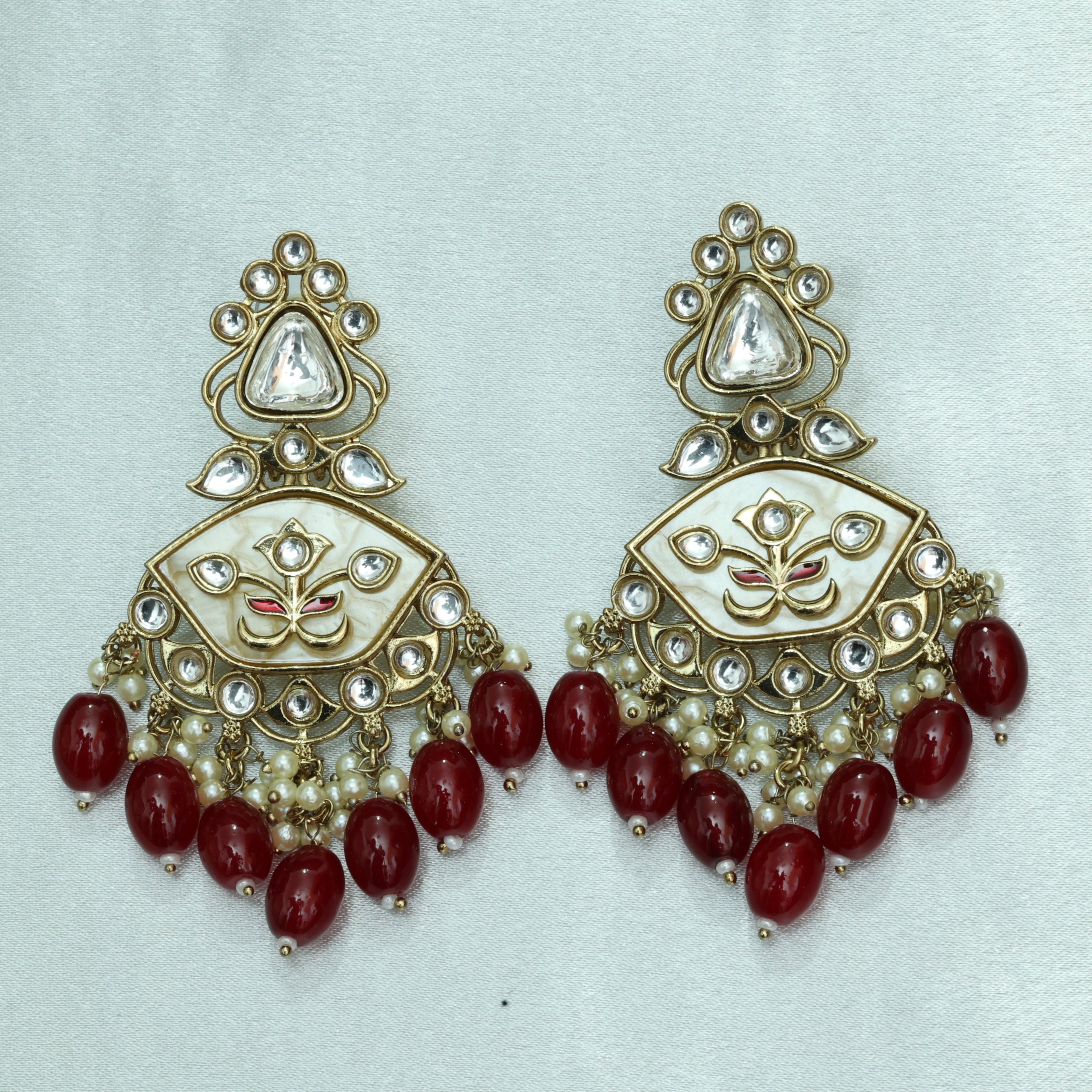 Sundari Vibhushan Polki Earrings