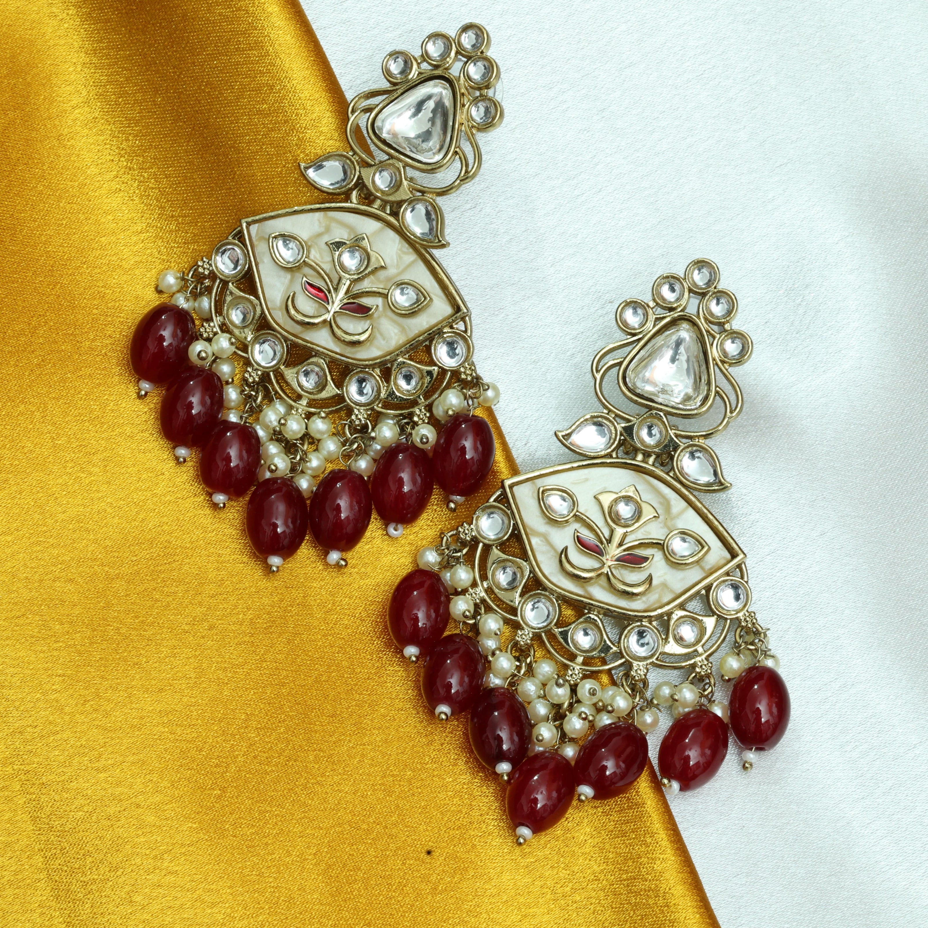 Sundari Vibhushan Polki Earrings