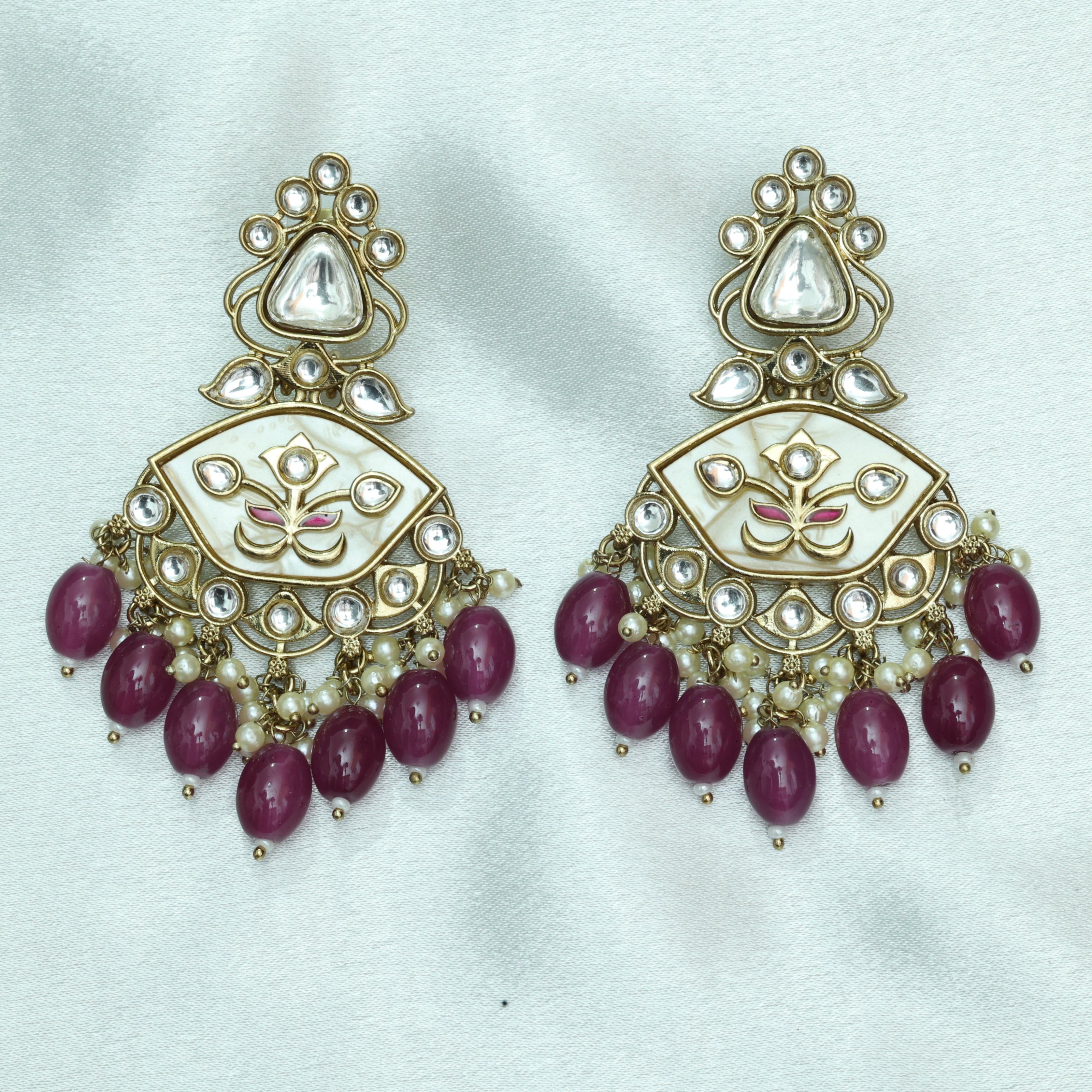 Sundari Vibhushan Polki Earrings