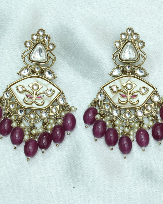 Sundari Vibhushan Polki Earrings