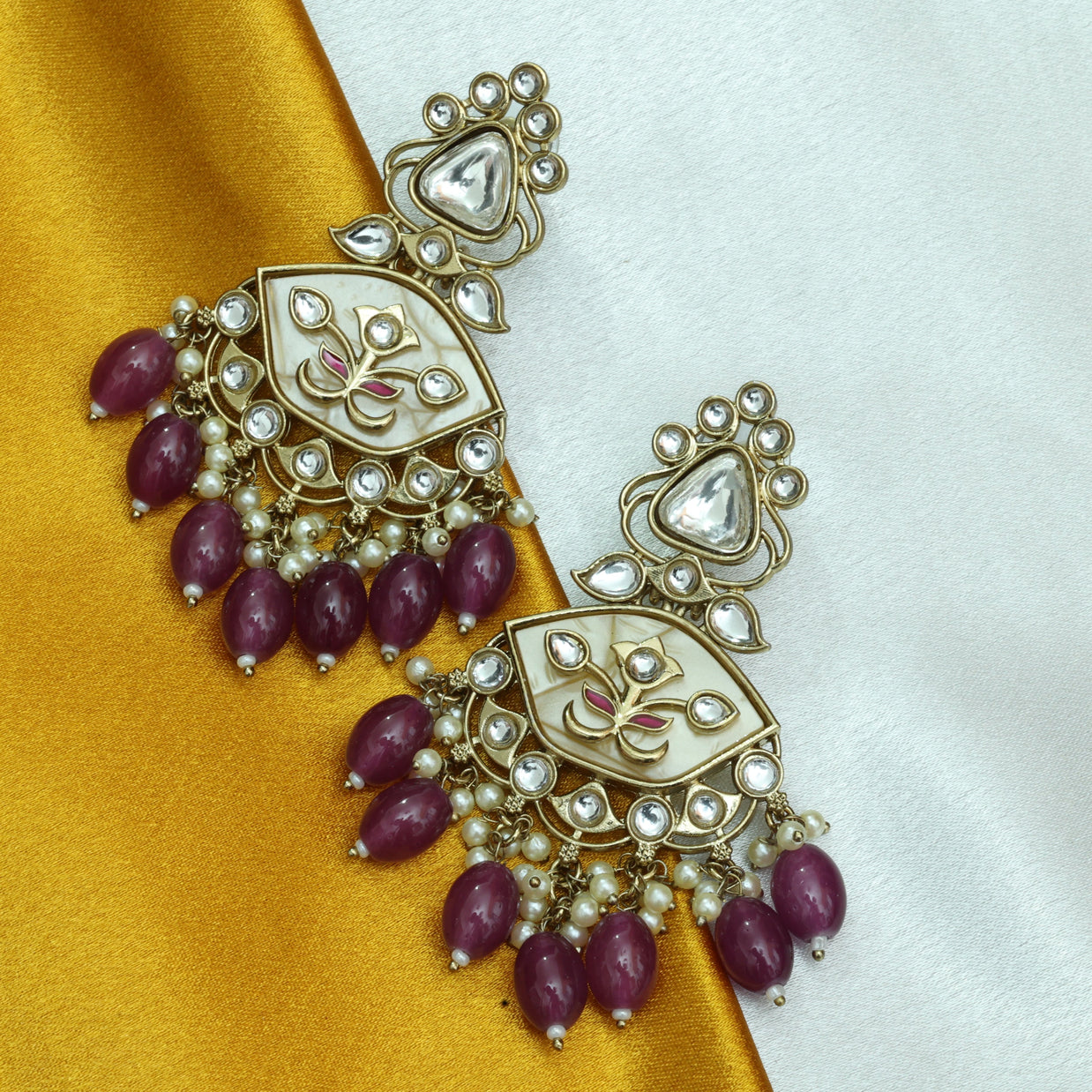 Sundari Vibhushan Polki Earrings