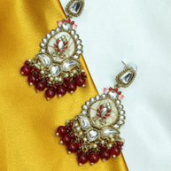 Taj Kamala Polki Earrings