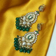 Taj Kamala Polki Earrings