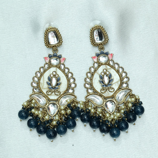 Taj Kamala Polki Earrings