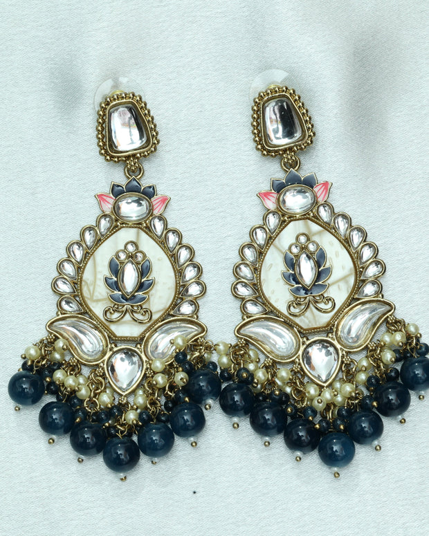 Taj Kamala Polki Earrings