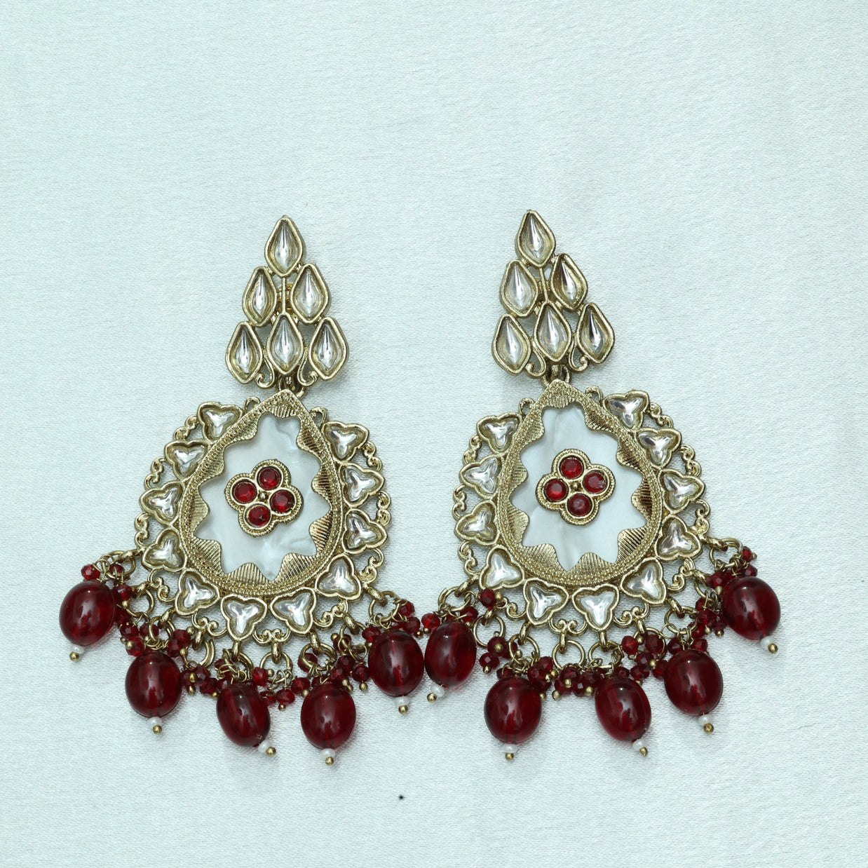 Tara Mandal Kundan Earrings