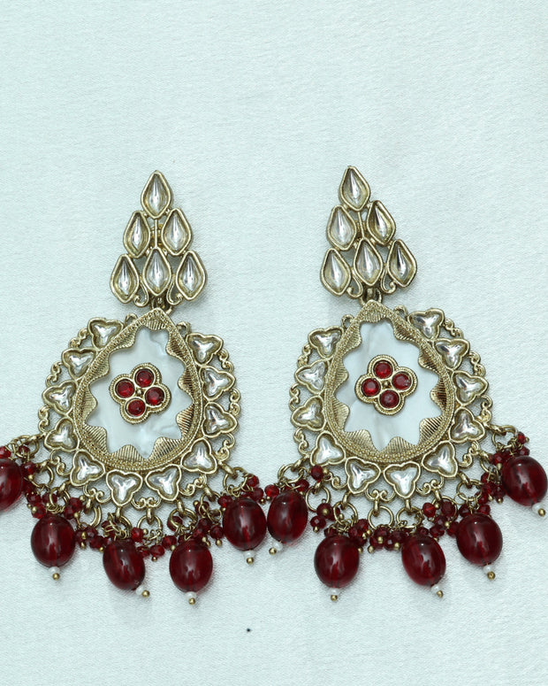 Tara Mandal Kundan Earrings