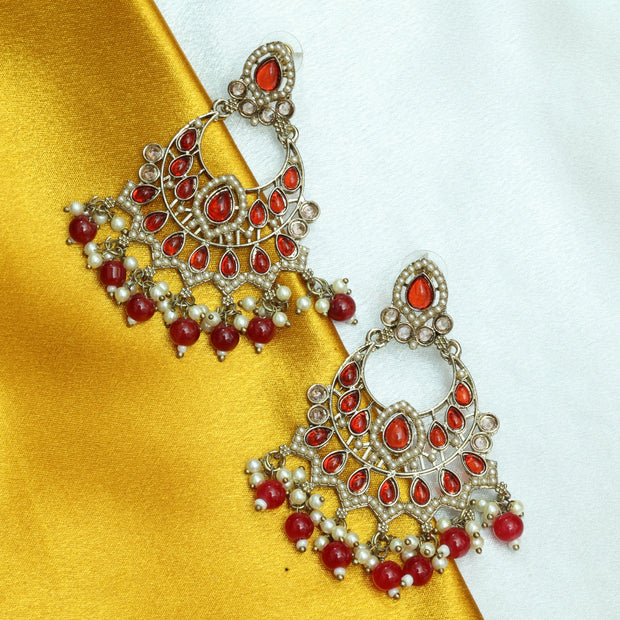 Mumtaz Mahal Kundan Earrings