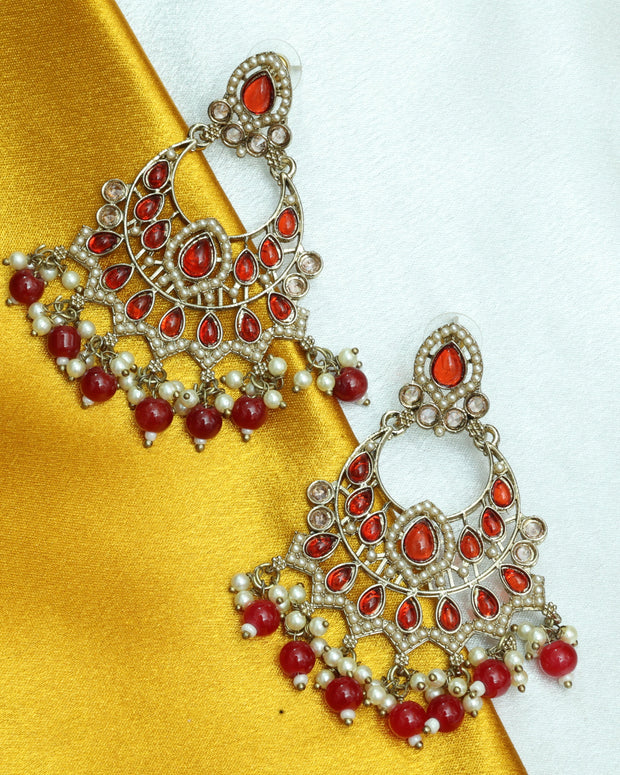 Mumtaz Mahal Kundan Earrings