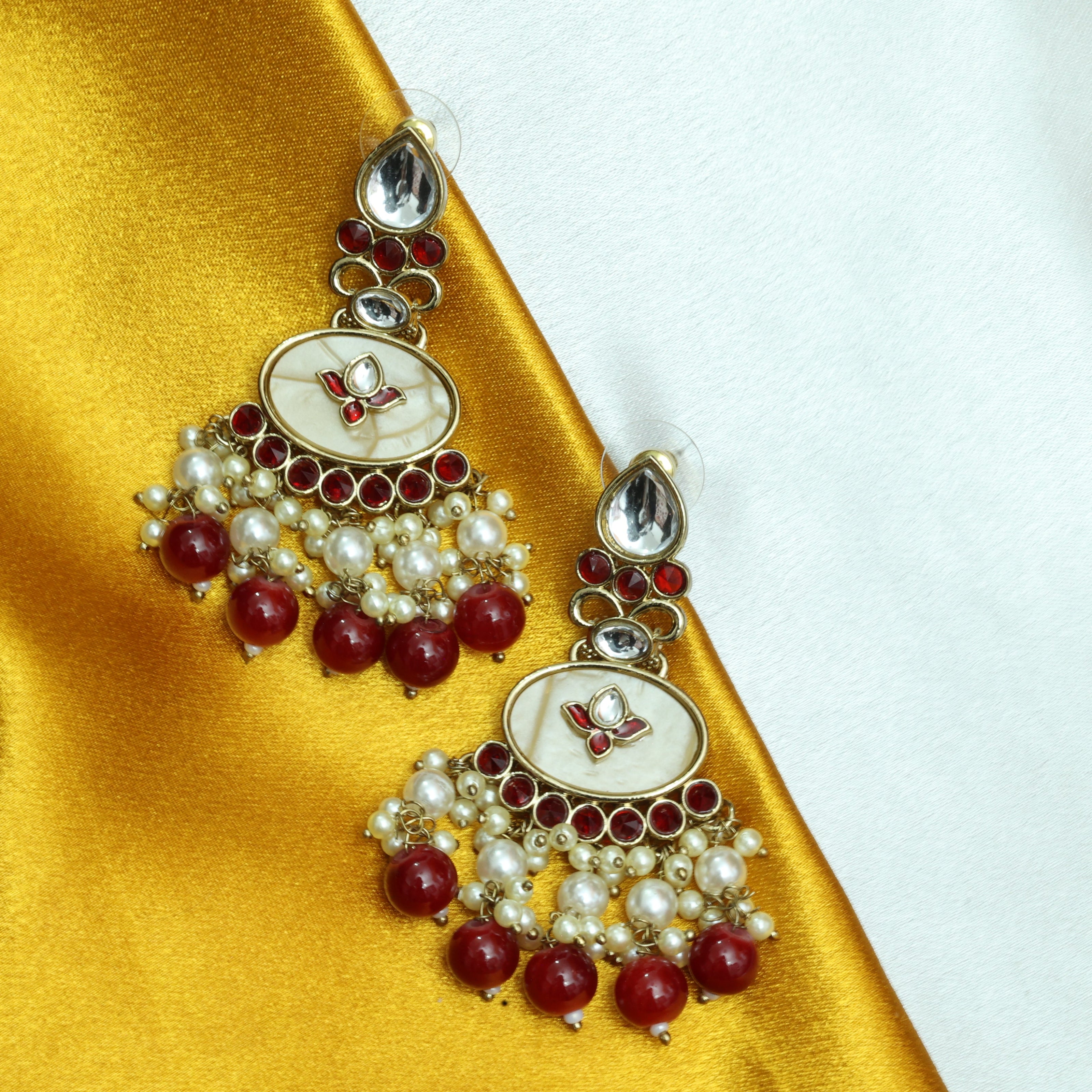 Maharani Kundan Earrings