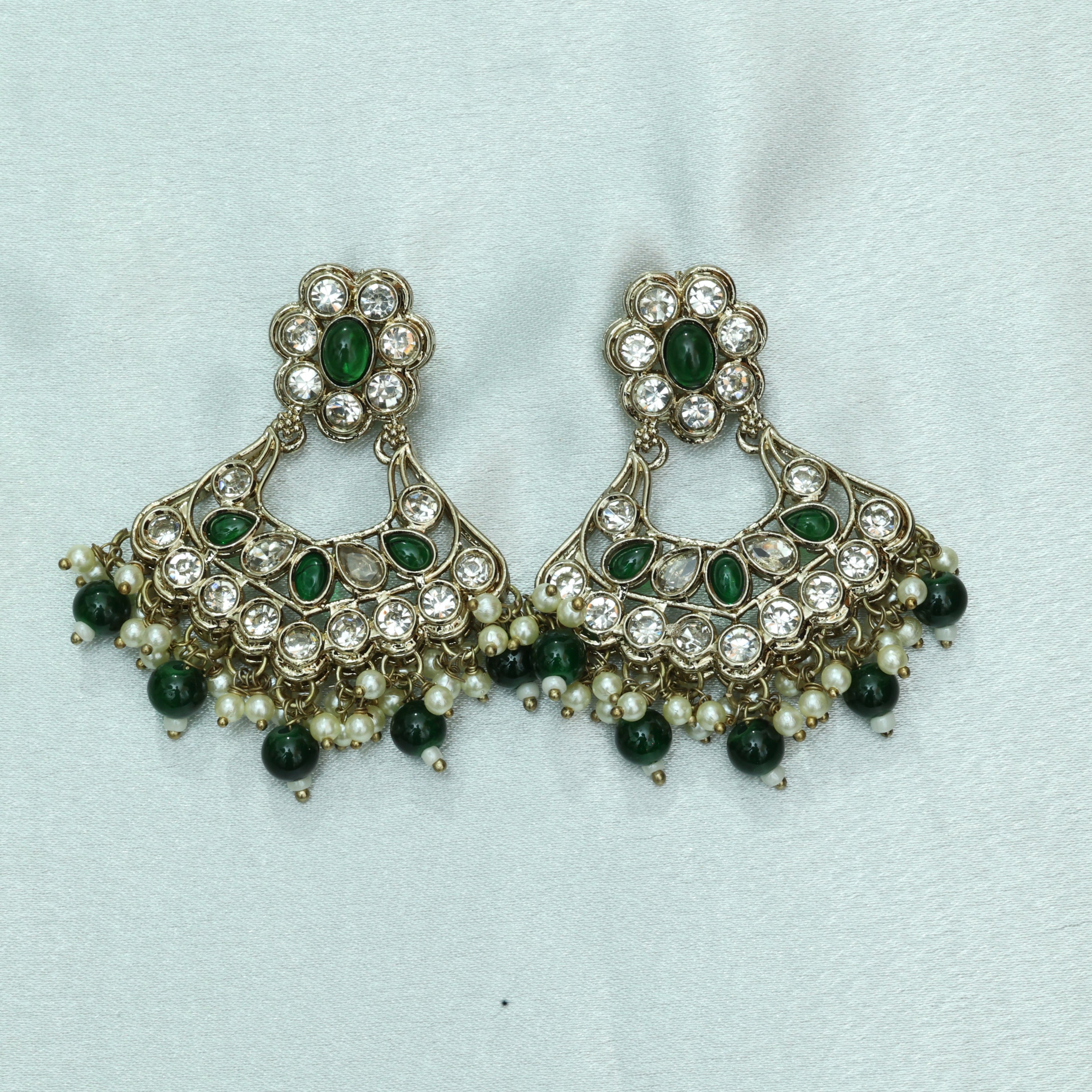 Nawabi Kundan Earrings