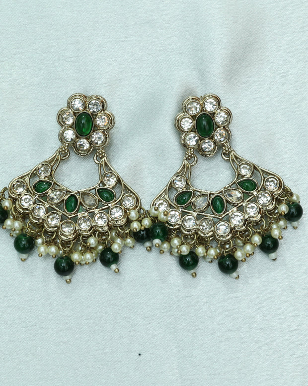 Nawabi Kundan Earrings