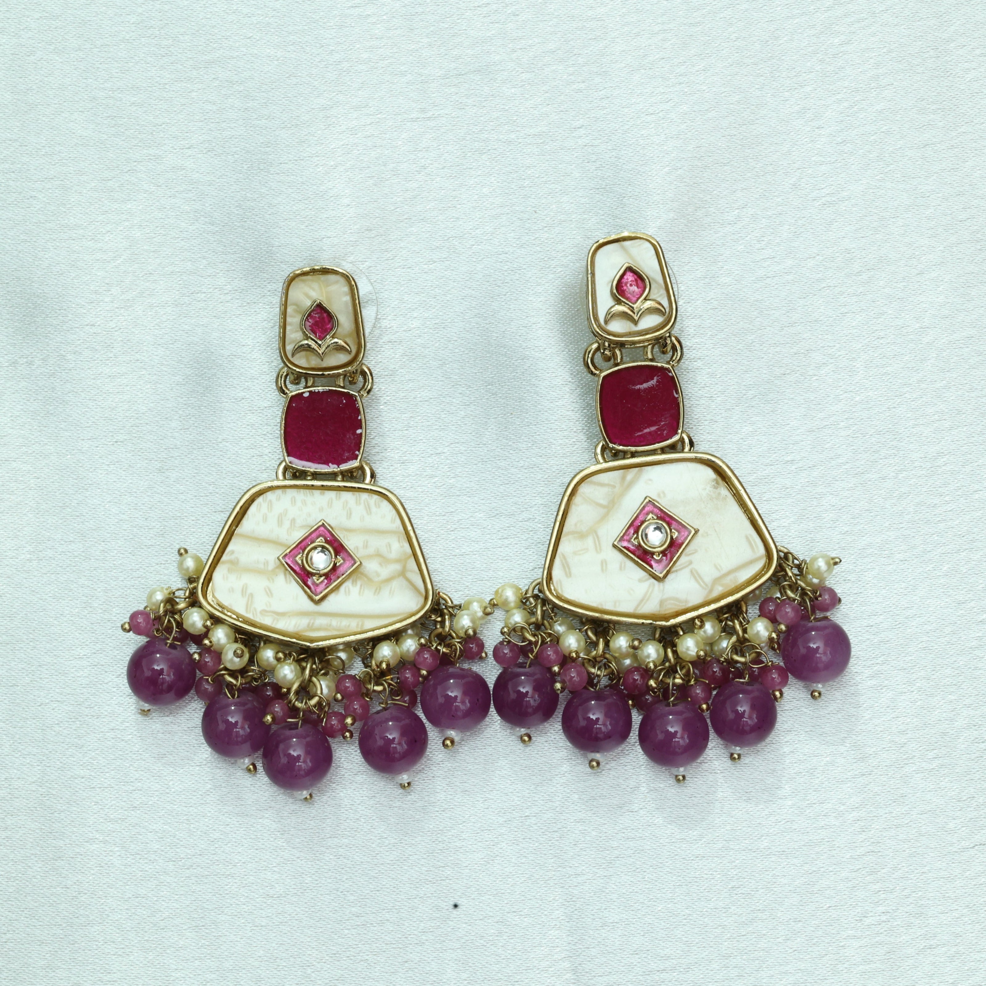 Kashi Moti Earrings