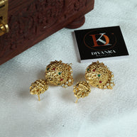 Saraswathy Antique Jhumkas