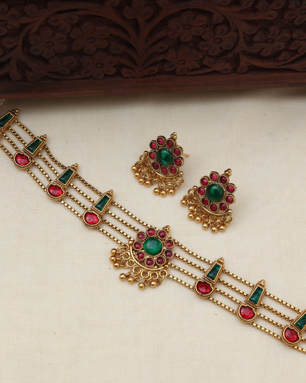 Elegant 3 Layer Choker