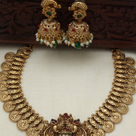 Mayura coin necklace set