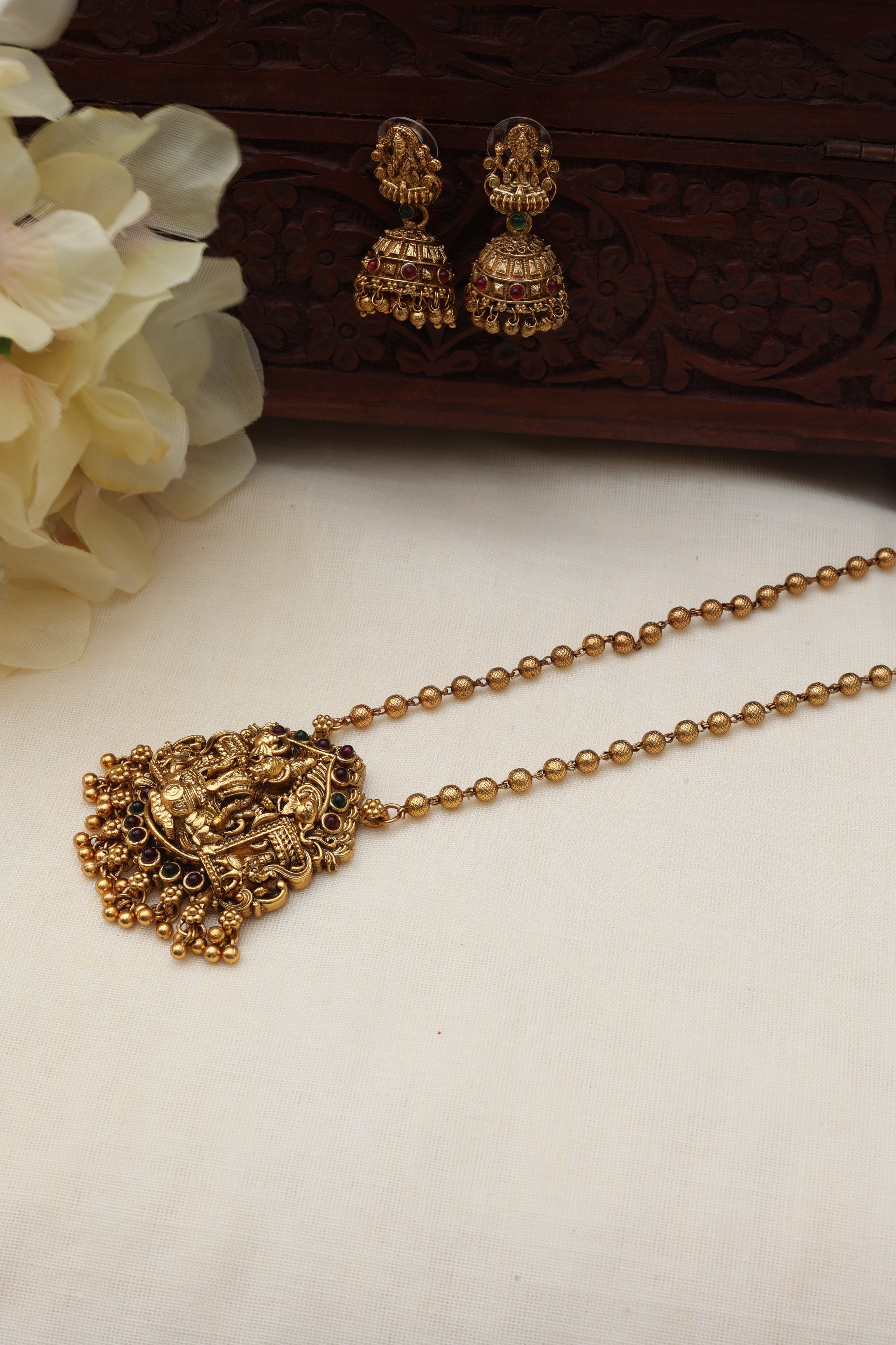 Golden Lakshmi Haaram