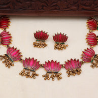 Lotus Necklace set