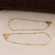Golden ball Anklet