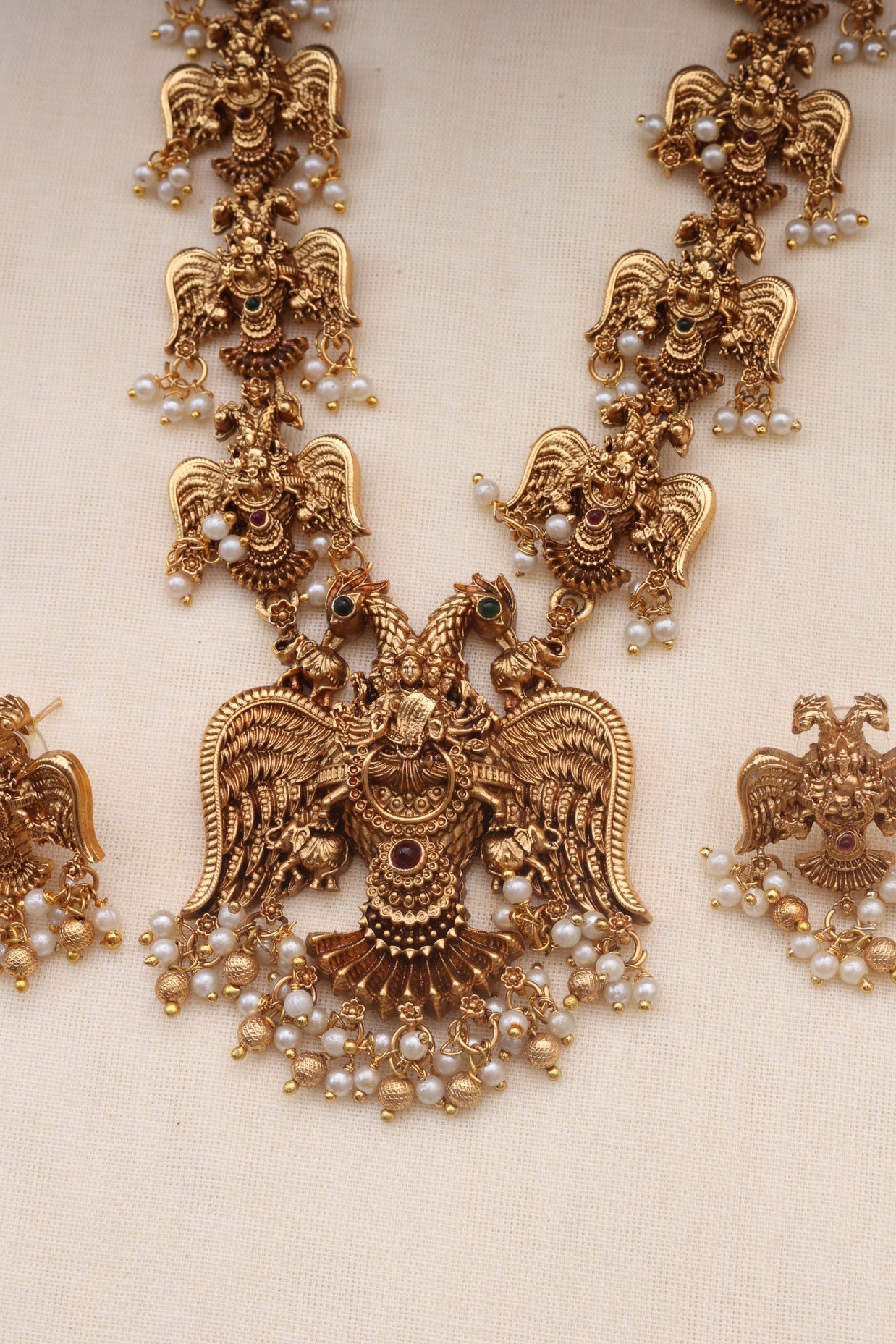 Jatayu necklace set-(JS 0282)