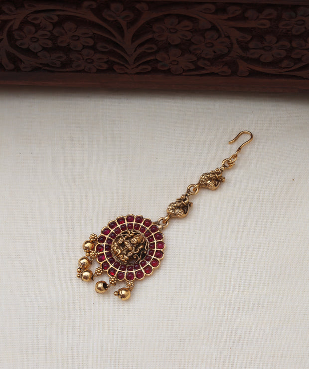 Saraswathy maangtikka Ruby
