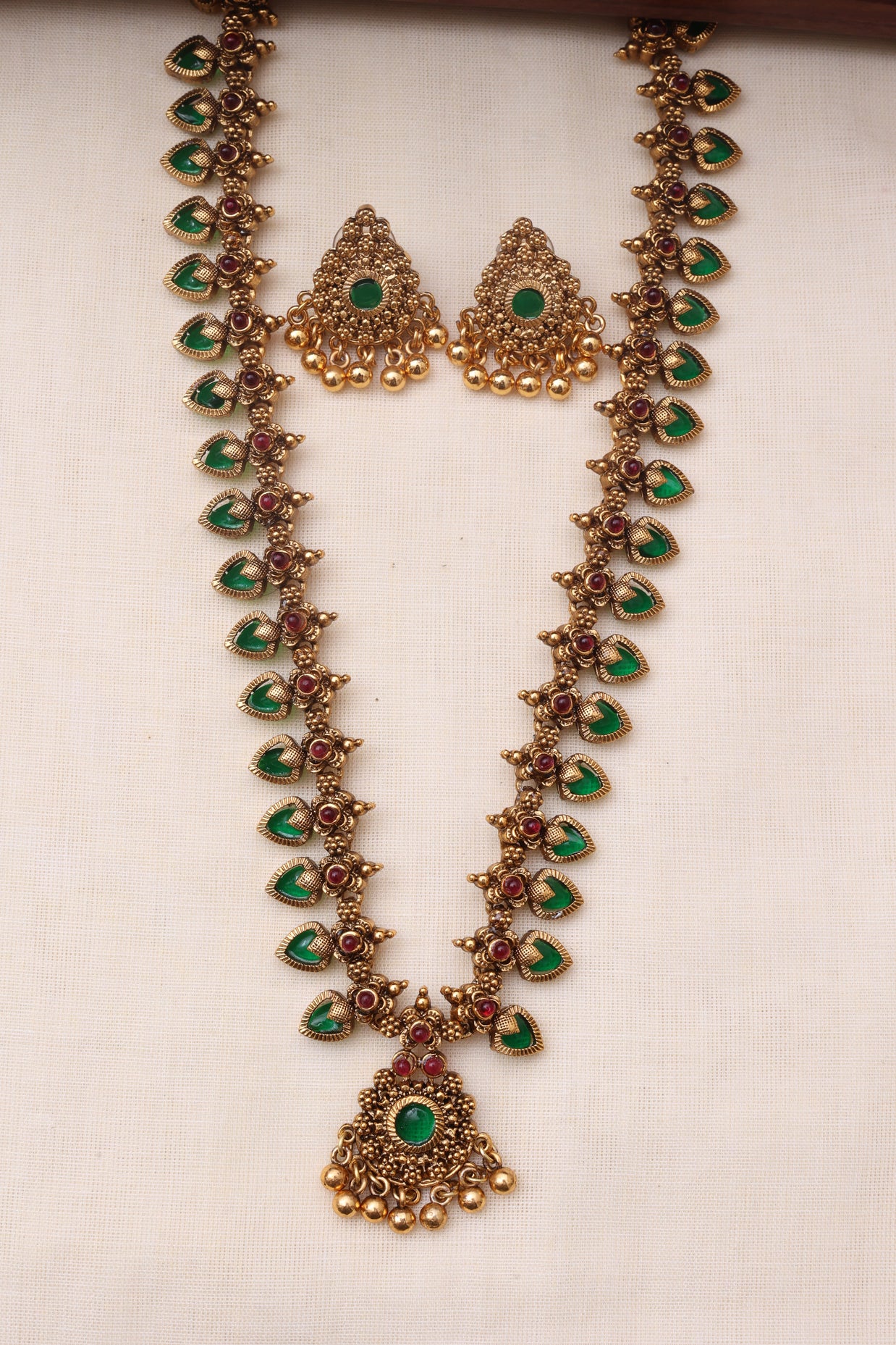 Palakka necklace set-0288