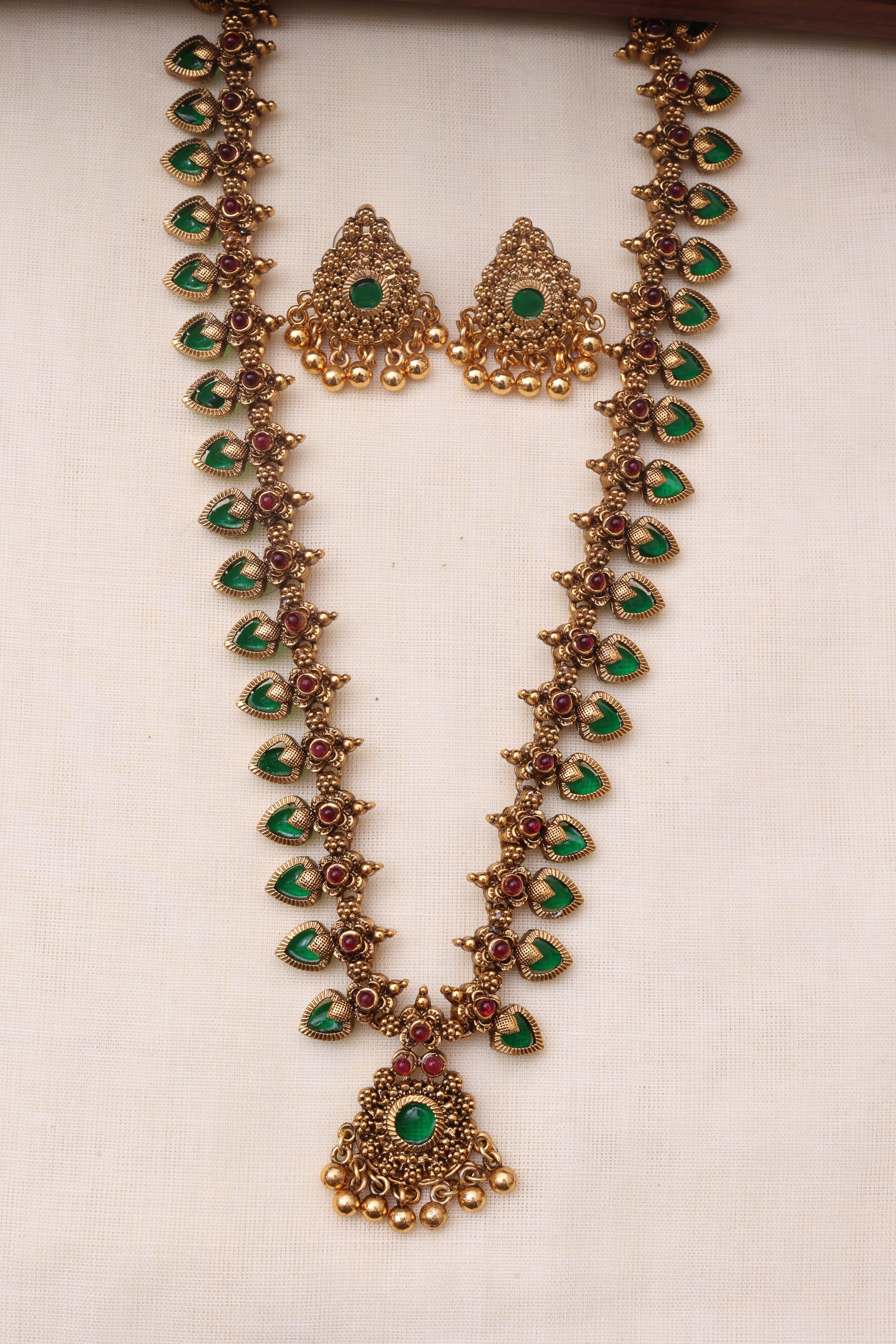 Palakka necklace set-0288