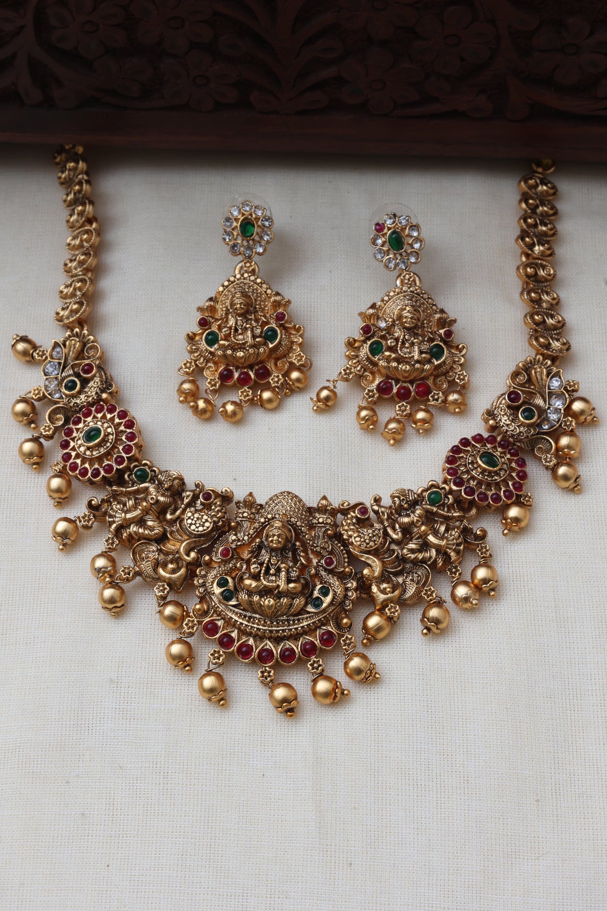 Bhairavi necklace set-JS 0190