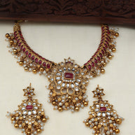 Ruby Glow necklace set