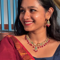 Gaja necklace set-(JS 0270)