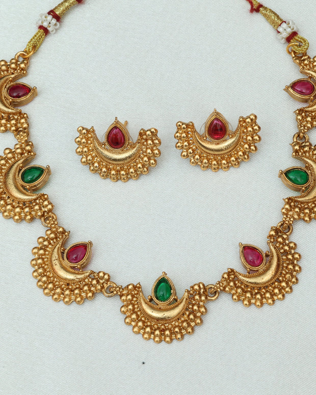 Budget Crescent Charm Necklace