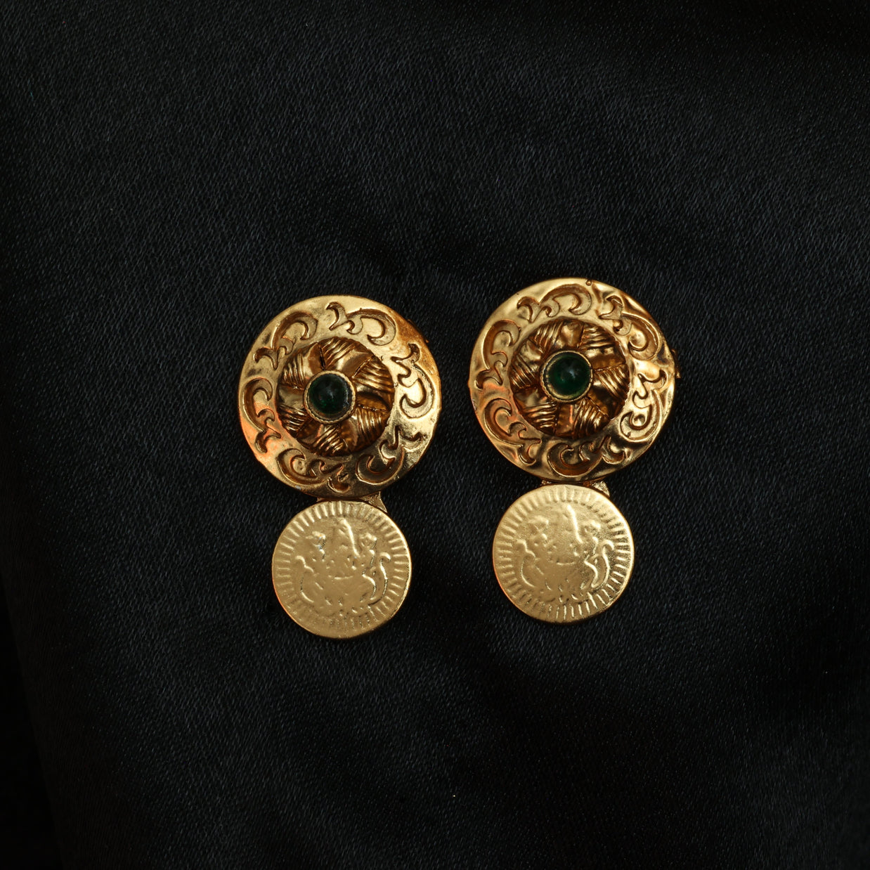 Antique Coin Dome Necklace Set