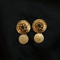 Antique Coin Dome Necklace Set