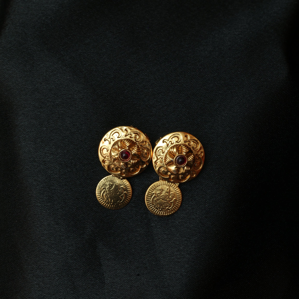 Antique Coin Dome Necklace Set