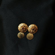 Antique Coin Dome Necklace Set