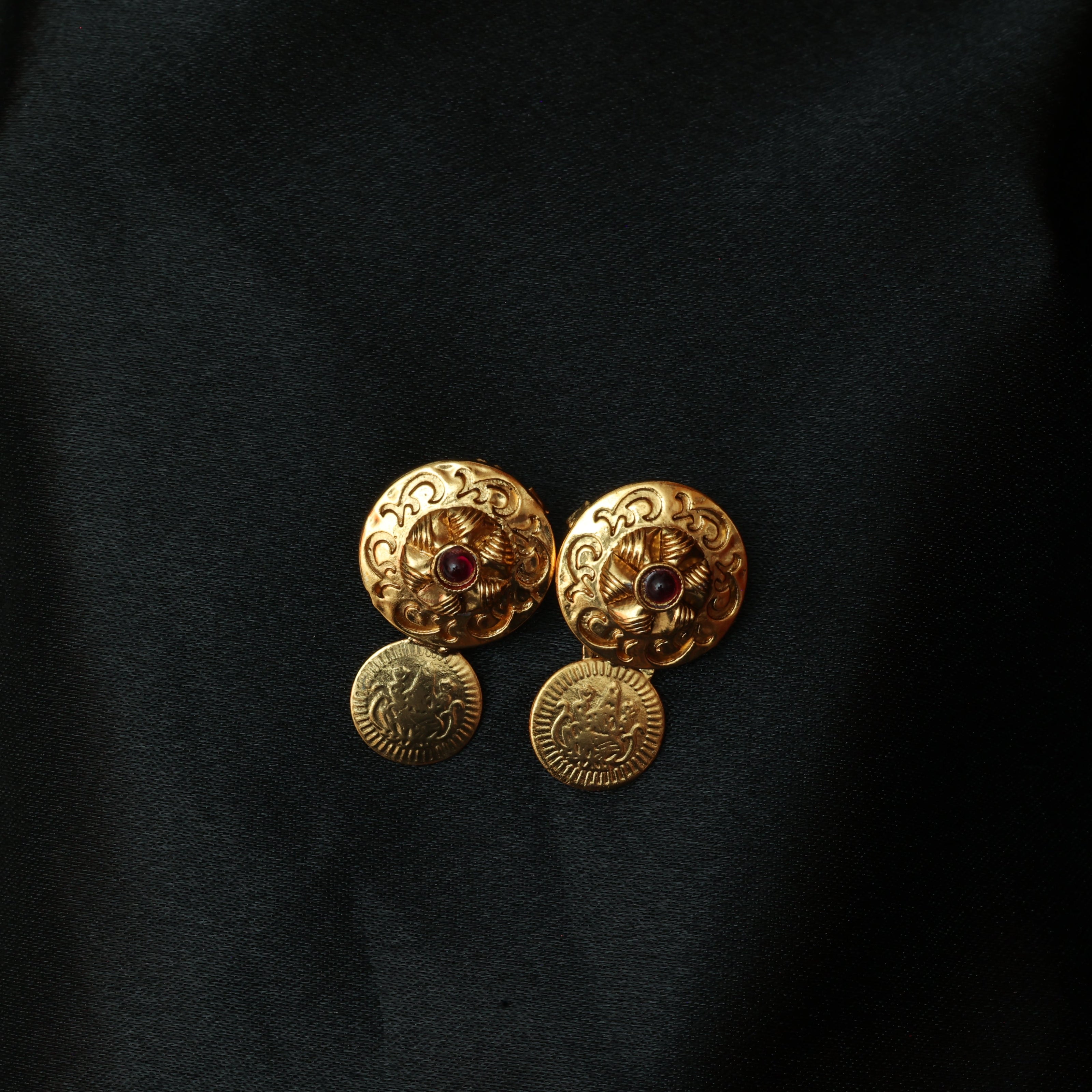 Antique Coin Dome Necklace Set