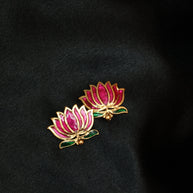 Simple Lotus Necklace Set