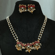 3 Lotus Pearl Necklace Set