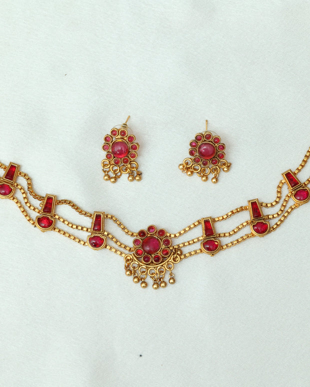 Elegant 3 Layer Choker